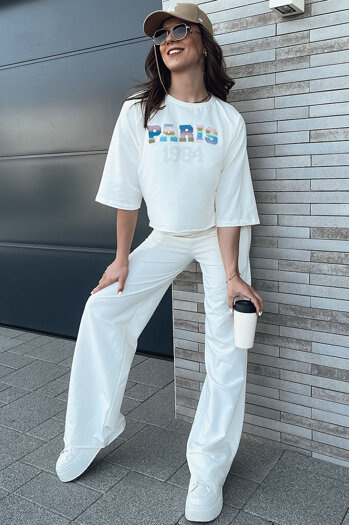 MILEKAN ecru Damen-Set Dstreet AY1050