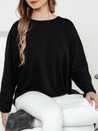 LOOSEFEMME Damen Oversize Bluse mit Anhänger mit schwarzer Dstreet RY2705