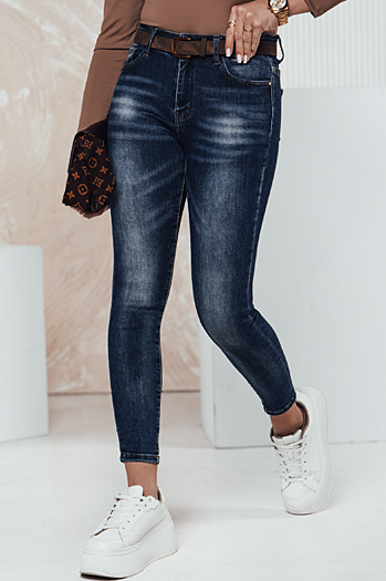 BLUEDEN Damen Denim-Hose mit Gürtel Dstreet UY2317