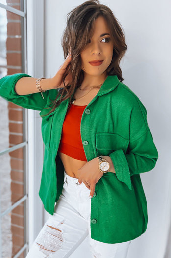 Damen Hemdjacke SUNSET Farbe Grün DSTREET TY3508
