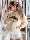 Damen-Kapuzenpullover PARISSIA beige Dstreet BY1457