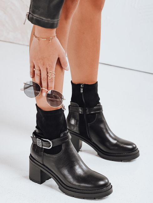 Damen NOIRSTEP Stiefel mit Absatz schwarz Dstreet ZY0523