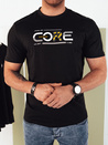 Herren T-shirt mit Aufdruck Farbe Schwarz DSTREET RX5419