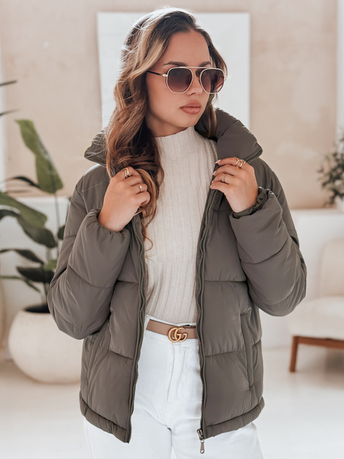 Damen Steppjacke LAROSE grau Dstreet TY4944