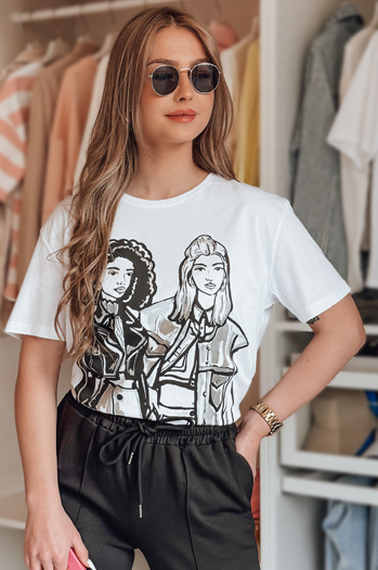 Damen COMIS T-Shirt weiß Dstreet RY2608