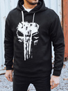 Herren bedrucktes isoliertes Sweatshirt schwarz Dstreet BX5927