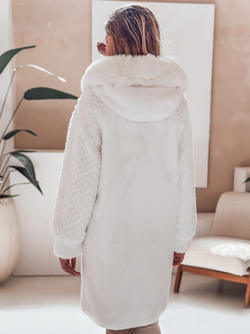 Damen Pelzmantel MISSFLUFF weiß Dstreet TY4983