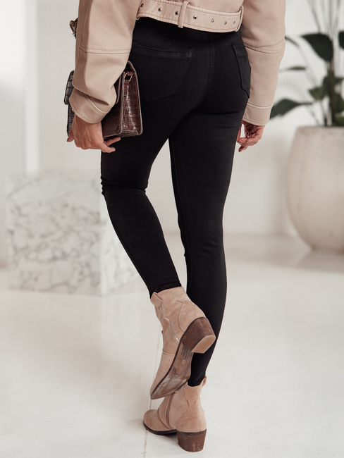 Damen SKINTRA Skinny Jeans schwarz Dstreet UY2218