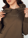Damen Sweatshirt mit Kapuze ALIEENS Farbe Braun DSTREET BY1278
