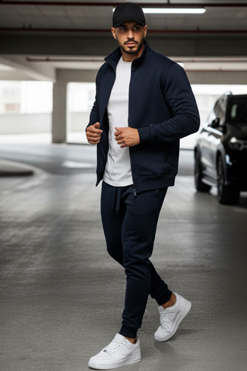 Herren Sweatshirt Dunkelblau Dstreet BX4567