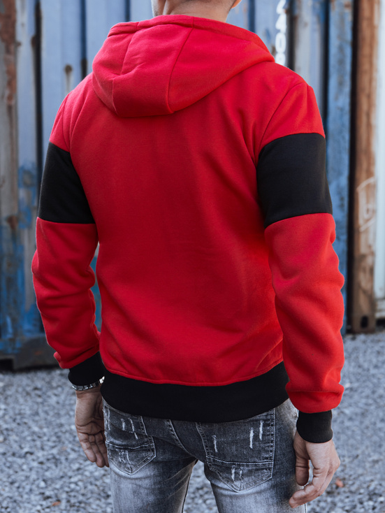 Herren Kapuzenpulli rot Dstreet BX5828