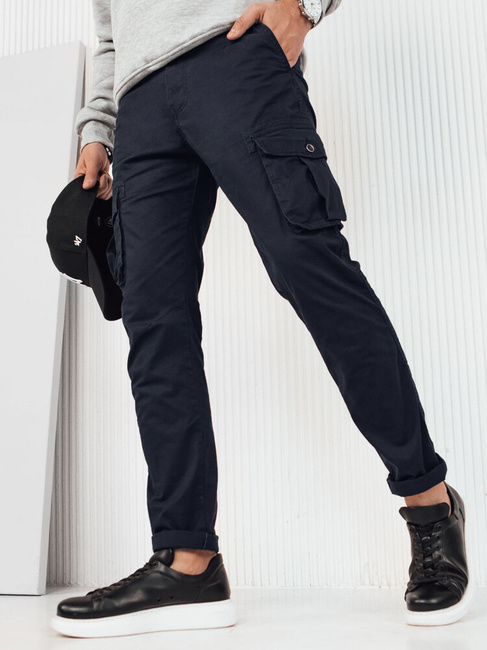 Herren Cargohosen Farbe Dunkelblau DSTREET UX4256