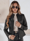 Damen Leder Ramones Jacke schwarz Dstreet TY5201