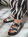 Damen FLATSTEP Flip-Flops schwarz Dstreet ZY0894