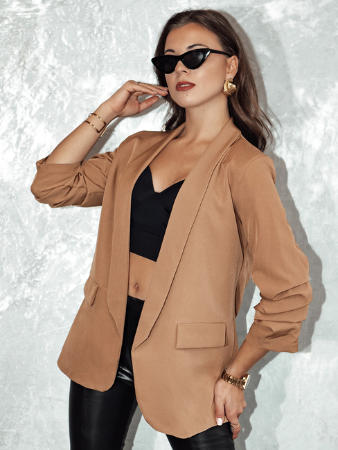 Damen Einheitsgröße MARANTTA camel Blazer Dstreet PY0105