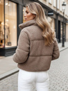 Damen Winterjacke kurz Alpaka CELESTIAL camel Dstreet TY4482z