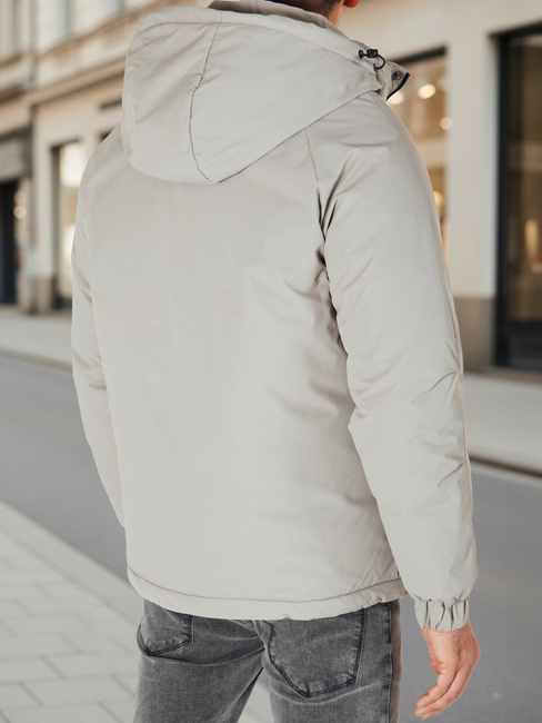 Herren Winterjacke mit Kapuze grau Dstreet TX5107