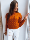 Damen Kurze Pullover SELAVI Farbe Orange DSTREET MY1944