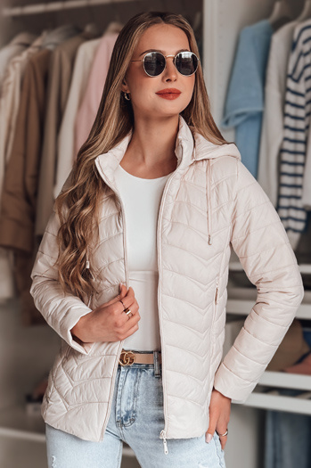 Damen Übergangs-Steppjacke MODERIS beige Dstreet TY4867