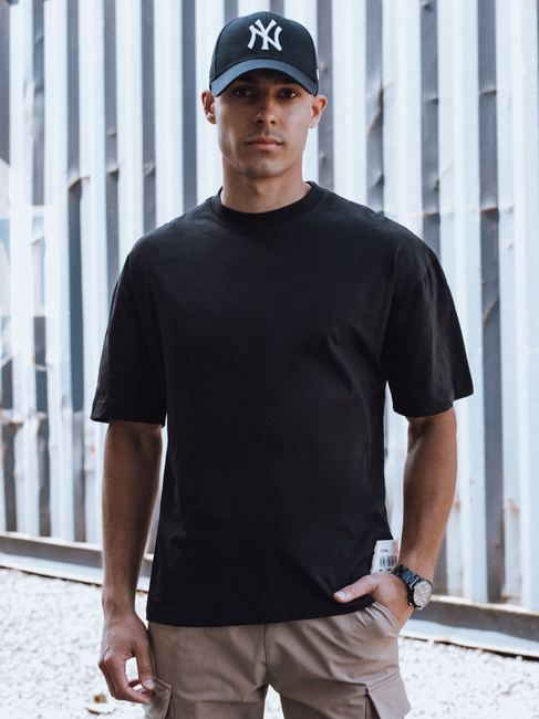 Schwarzes Herren-T-Shirt Dstreet RX5514