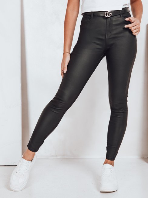 Gewachste schwarze Damenhose Dstreet UY2767