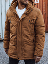 Herren Winterjacke mit Kapuze beige Dstreet TX4943_1