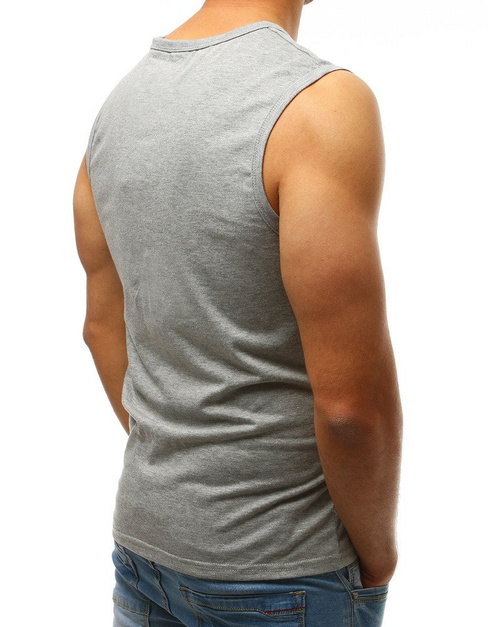 Herren Basic Tanktop Hellgrau Dstreet RX3498