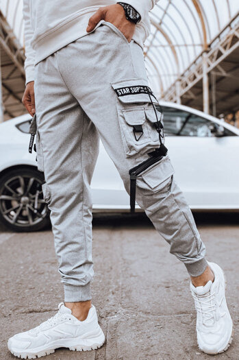 Herren Cargohosen Farbe Grau DSTREET UX4219