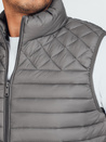 Herren Steppweste dunkelgrau Dstreet TX5079