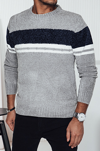 Grauer Pullover für Männer Dstreet WX2245