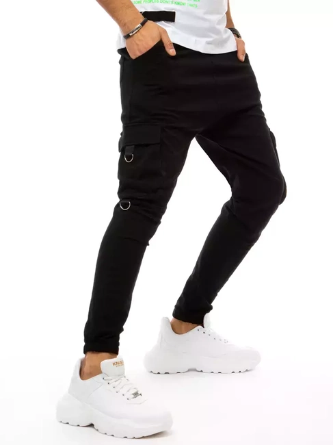 Herren Trainingsanzug Set Weiß-Schwarz Dstreet AX0368