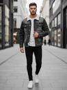 Isolierte Herren-Jeansjacke grau Dstreet TX4728z