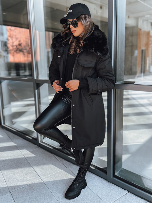 Damen Parka MARBLIS Farbe Schwarz DSTREET TY3918