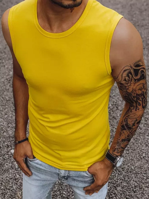 Herren Tanktop Gelb Dstreet RX4920