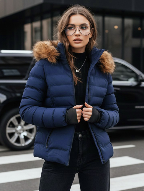 Damen Winterjacke VERSES Farbe Dunkelblau DSTREET TY4039