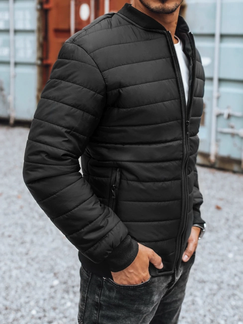 Herren Steppbomberjacke schwarz Dstreet TX2213z
