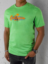 Bedrucktes grünes Herren-T-Shirt Dstreet RX5373