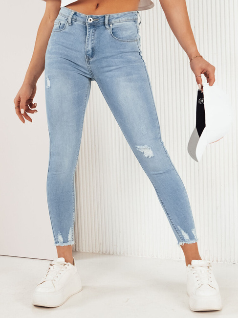 Damen Jeans mit Löchern AURAN Farbe Blau DSTREET UY1982