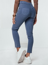 Damenhose LUXTILIO mit hoher Taille blau Dstreet UY2248