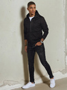 Herren Sweatshirt mit Reißverschluss Farbe Schwarz DSTREET BX5644