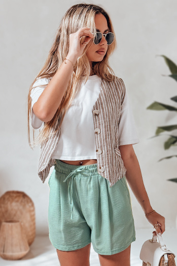 Damen-Shorts RELAX TIME grün Dstreet SY0461