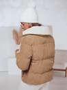 Damen Winterjacke TRENDYGLAM dunkelbeige Dstreet TY4359
