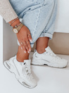 Damen weiße Turnschuhe Dstreet ZY1017