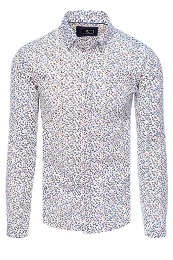 Weißes Herrenhemd Dstreet DX2413