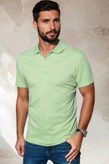 Grünes Herren-Polohemd Dstreet PX0554