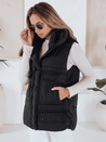 Damen Oversize Weste OMALIS Schwarz Dstreet TY3286