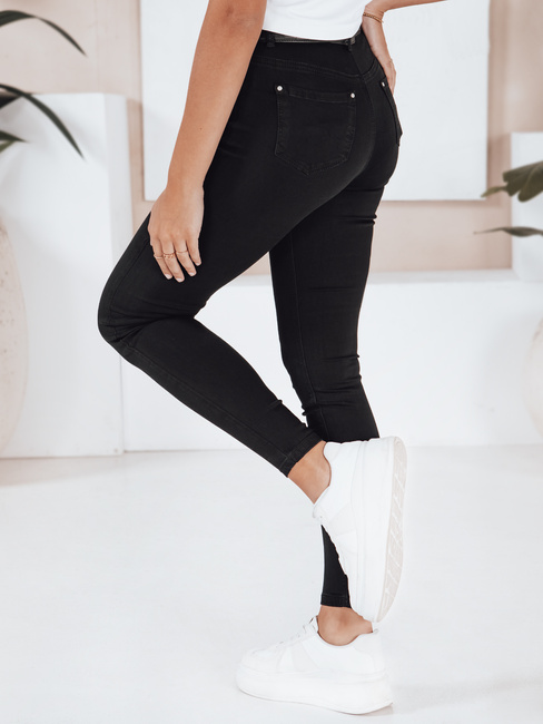 Damen Skinny Jeans schwarz Dstreet UY2755