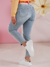 Damen Denim Slim Fit Hose mit Gürtel GIRLHOOD blau Dstreet UY2484