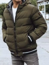 Beidseitige Herren-Winterjacke grün Dstreet TX4199_1