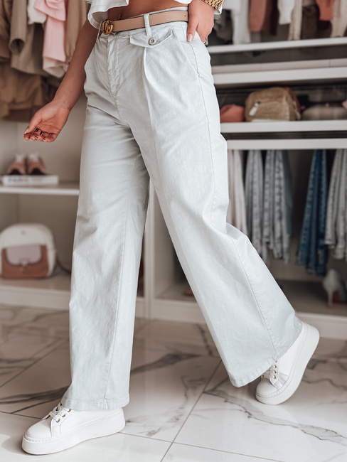 Damenhose mit weitem Bein MOBISKA blau Dstreet UY2619